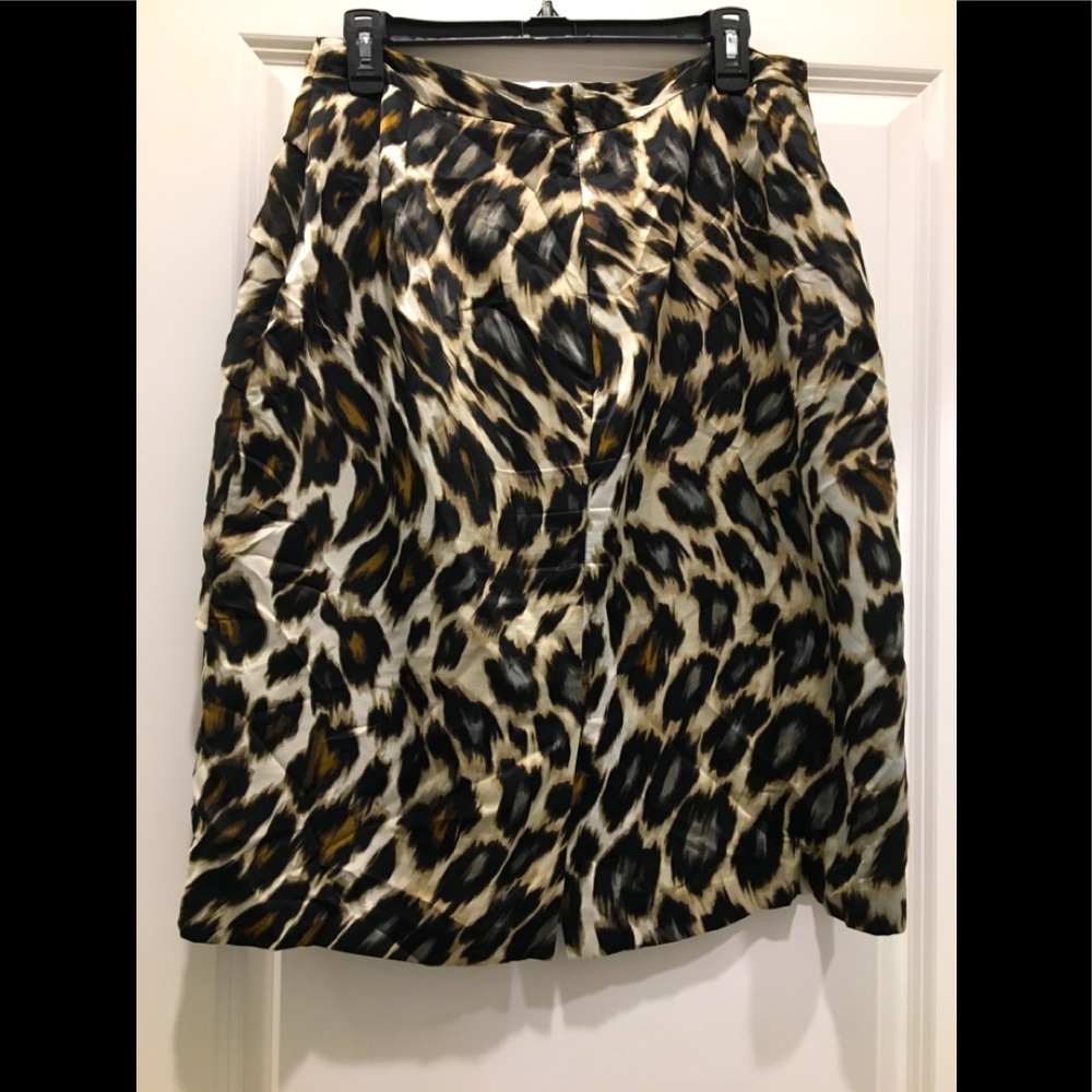 Worthington  leopard dress skirt